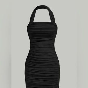 Black Halter Dress